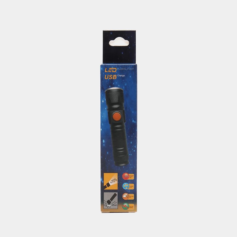 НЕМСКИ Джобно USB фенерче – USB Rechargeable LED Torch + ЛЕД ФЕНЕР