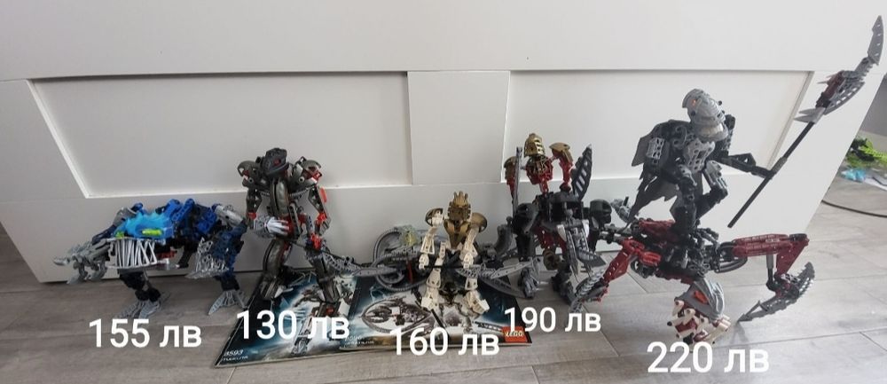 Lego Bionicle Toa, Bohrok, Piraka, Titans, Knights Kingdom, Slizers