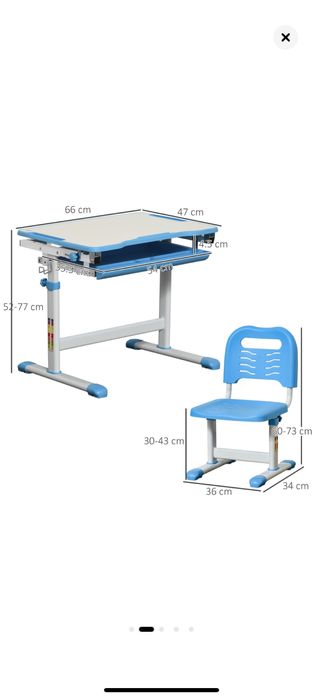 Set Birou reglabil copii