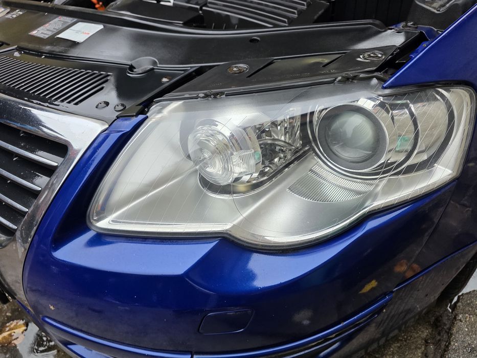 BARA fata Passat b6 LC5E far grila cu emblema capota