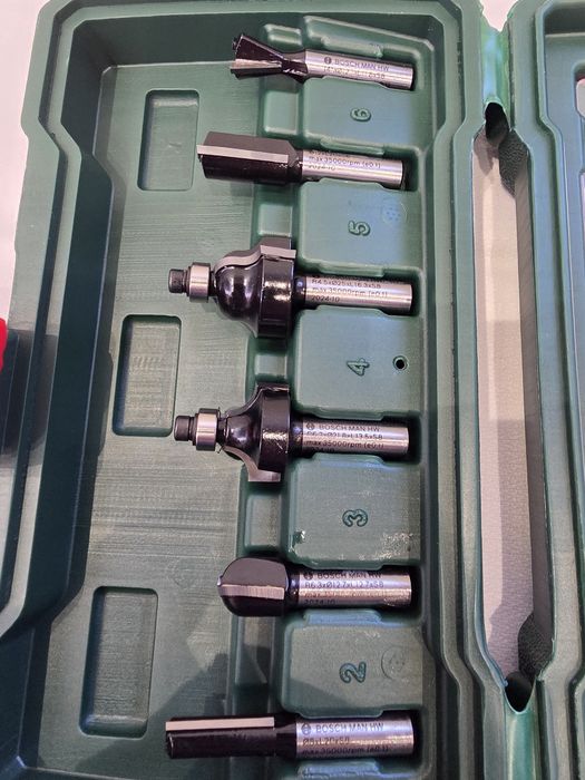 Set 6 freze Bosch/ tija 8 mm