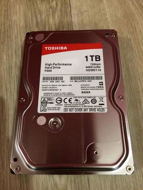 Продам Жесткий диск HDD Toshiba 1TB