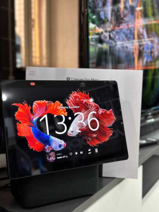 Умная колонка Яндекс Алиса станция Дуо Макс