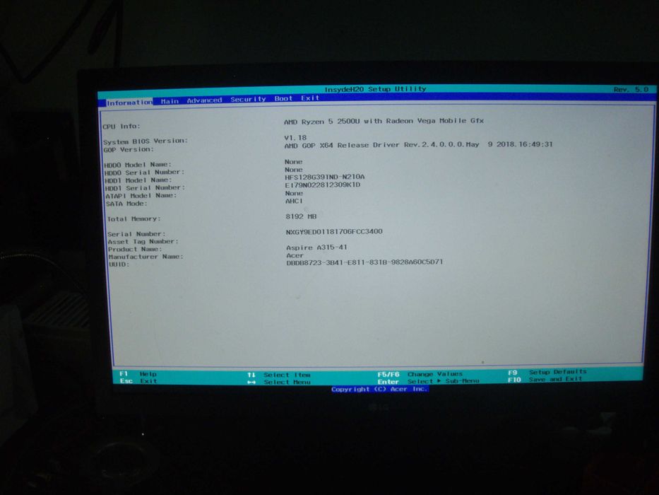 Dezmembrez Acer Aspire  A315-53 i5-7200U