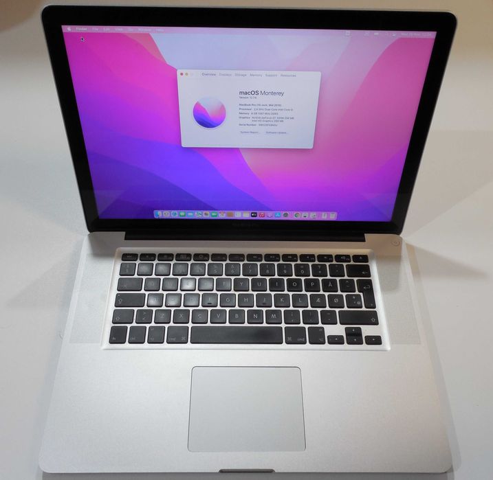 Vand laptop MacBook Pro I5 8GB SSD 256GB