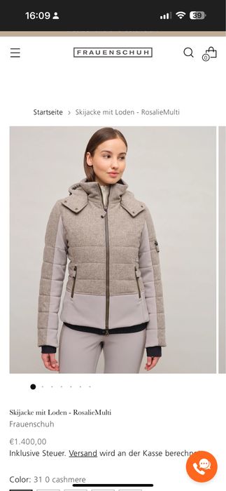 Frauenschuh geaca de ski