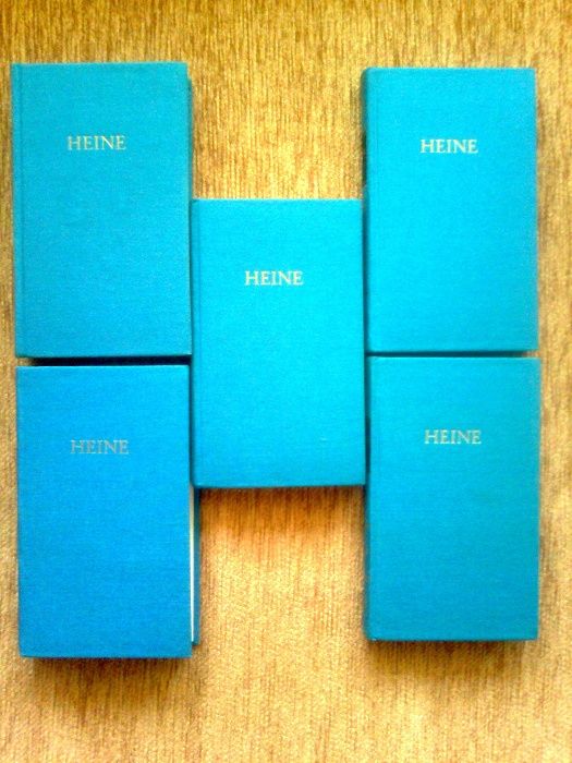Хайнрих Хайне-произведения в 5 тома -оригинално издание на немски език