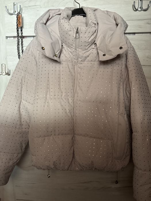 Дамско зимно яке с камъни