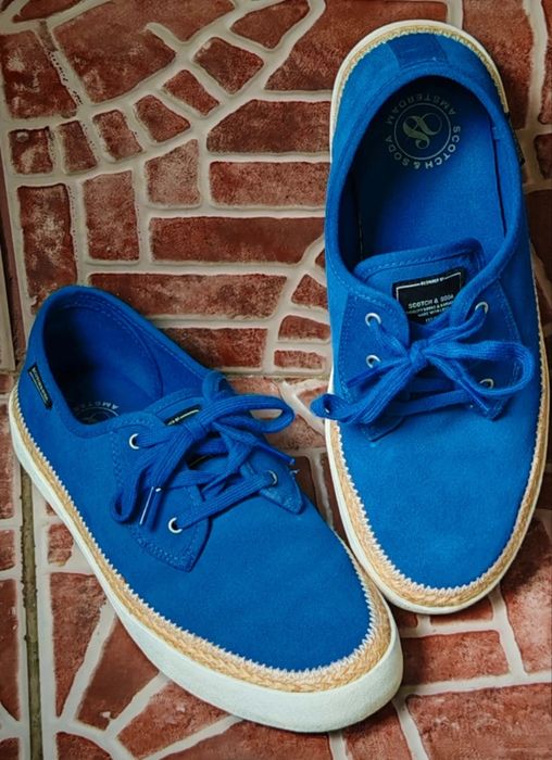 Scotch & Soda Izomi, piele naturala suede 41, noi