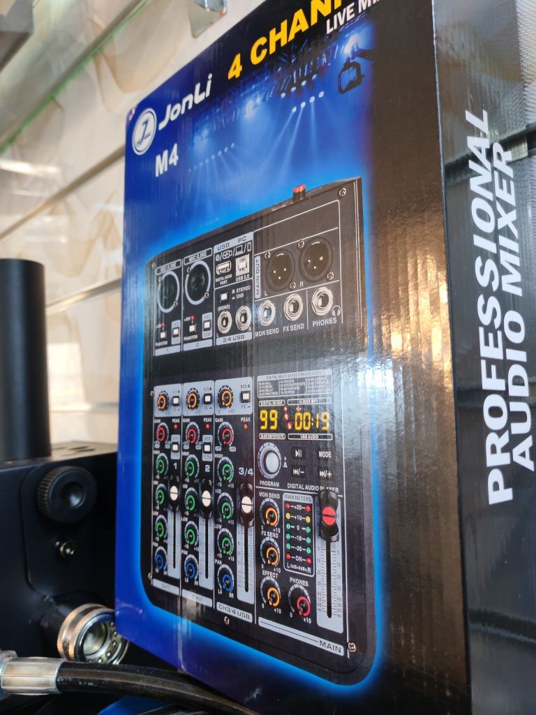 Pult mixer 4 kanali