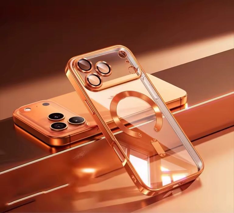 Iphone 17 PRO 17 PRO MAX Husa Magsafe Full Protect Portocalie