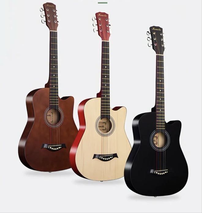 Новая гитара из дерева