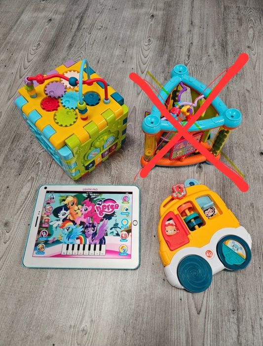 3 jucarii educative pentru bebe