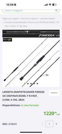 Lanseta Graphiteleader Finezza UX 2.52 de 3-15 g