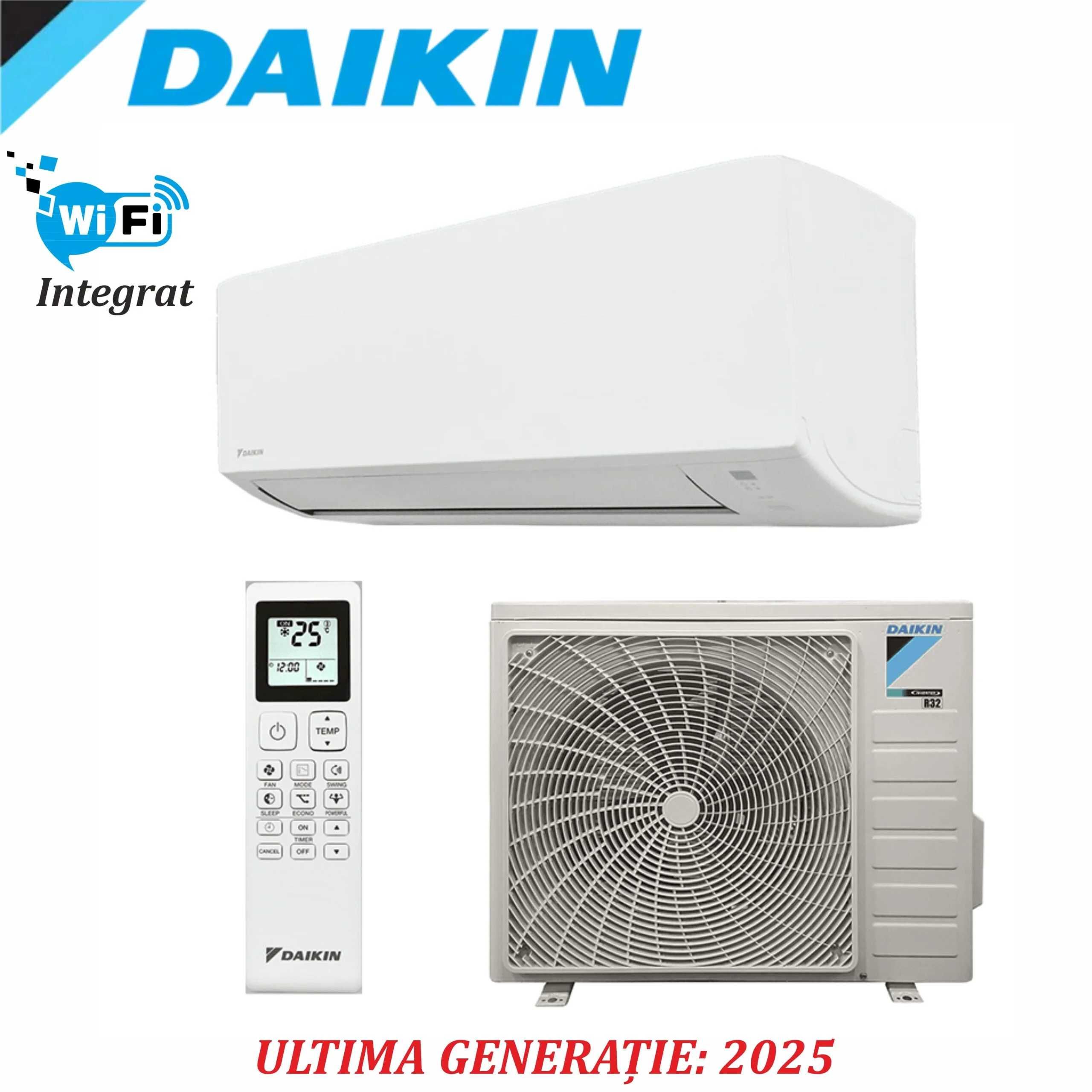 Aer condiționat Daikin Sensira 12 000 BTU/ Wi Fi Integrat/2025