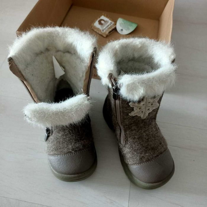 Зимние детские войлочные ботинки