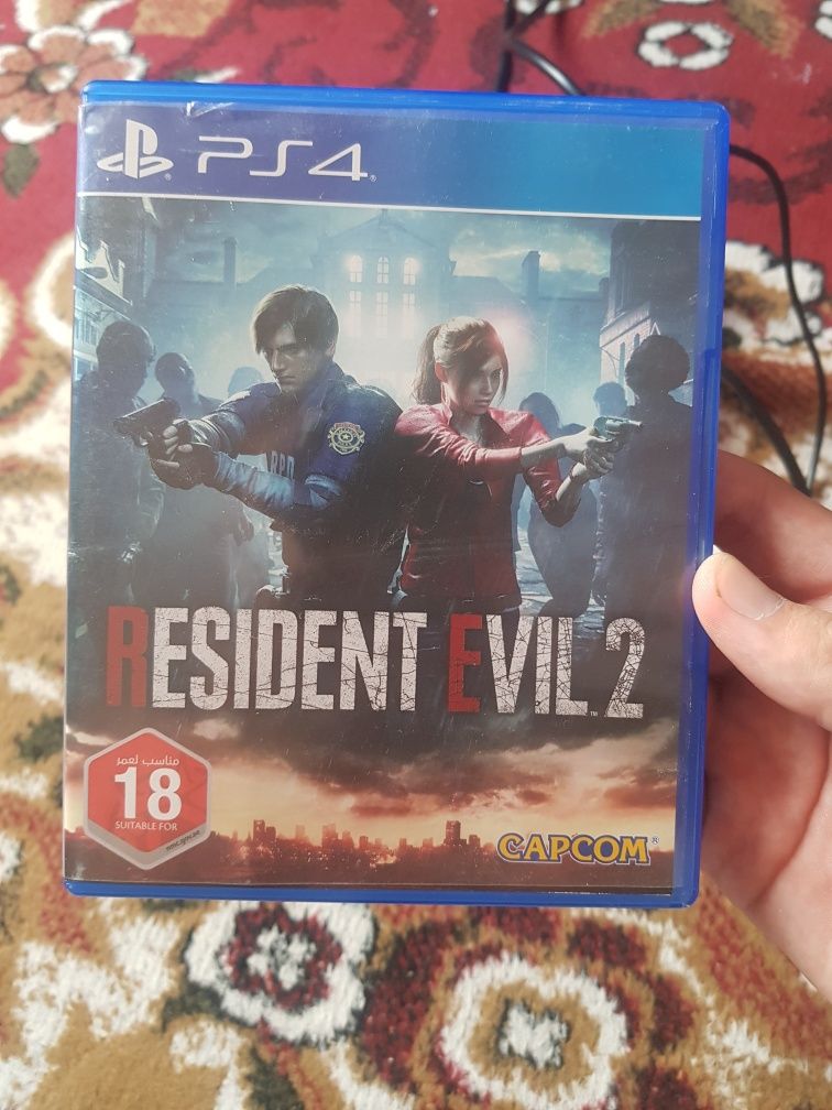 Продаётся диск с игрой resident evil 2 remake на русском языке