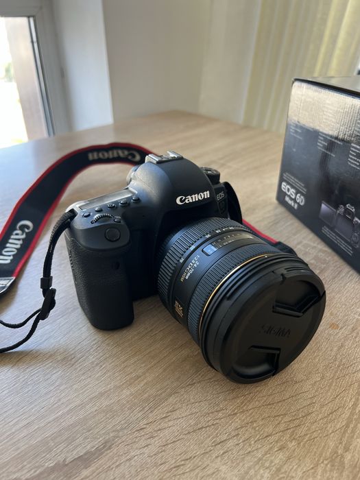 Canon EOS 6D Mark 2 с объективом EX Sigma F2.8 IF EX DG HSM (Canon EF)