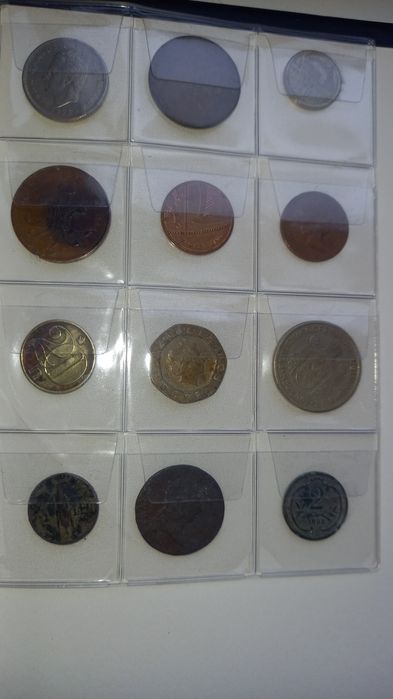 Clasor monede  fără dubluri