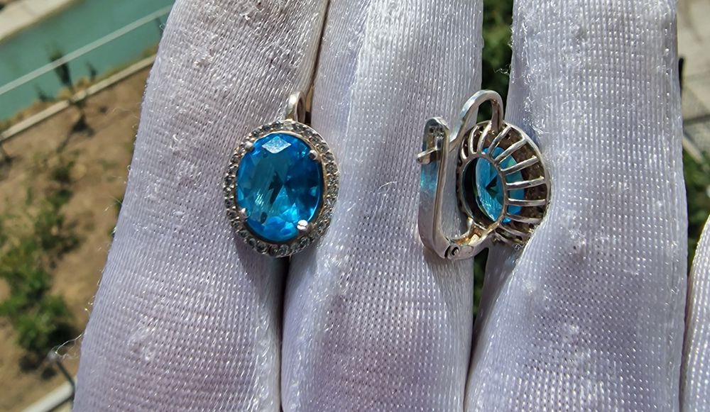 Серьги Серебро 925.