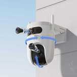Ezviz CS-H9c 3K) Wi-Fi 5Mp + 5Mp tashqi IP-kamera 2 linzali PTZ