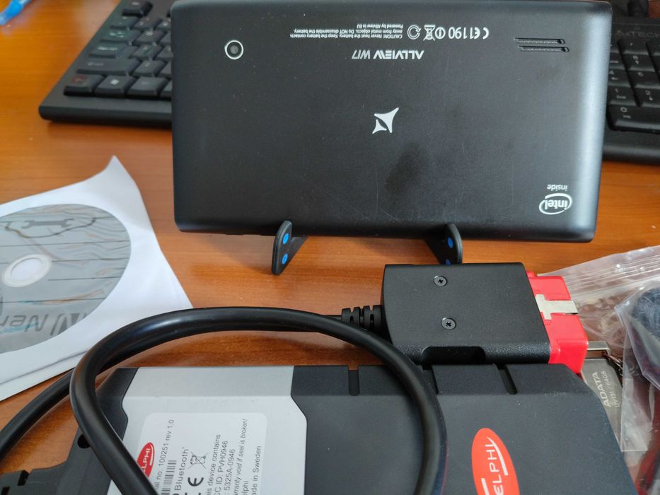 Delphi DS150e Bluetooth plus Tableta Allview WI7