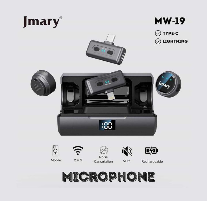 Jmary MW-19 - беспроводной микрофон. Есть доставка