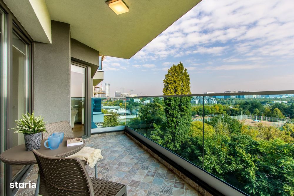 2 camere lux Floreasca Aviatiei - Promenada - Parcare subterana