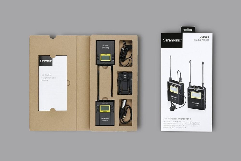 Kit lavaliera wireless Saramonic UWMIC9 nu Sennheiser EW 112-P G3