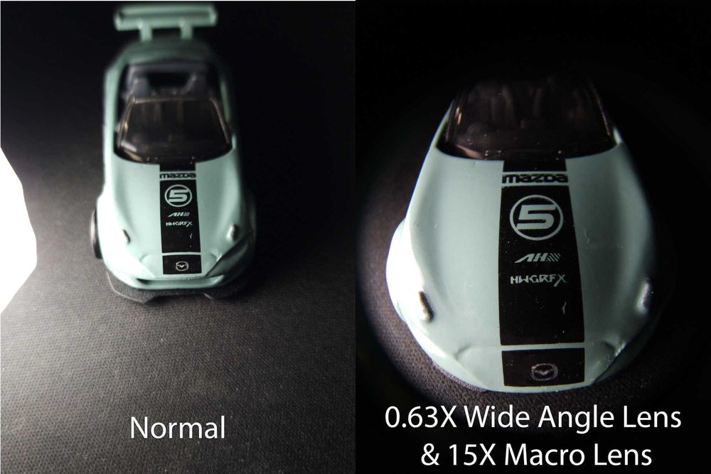 AUKEY set 2 obiective pentru telefon: Fisheye și Wide & Macro