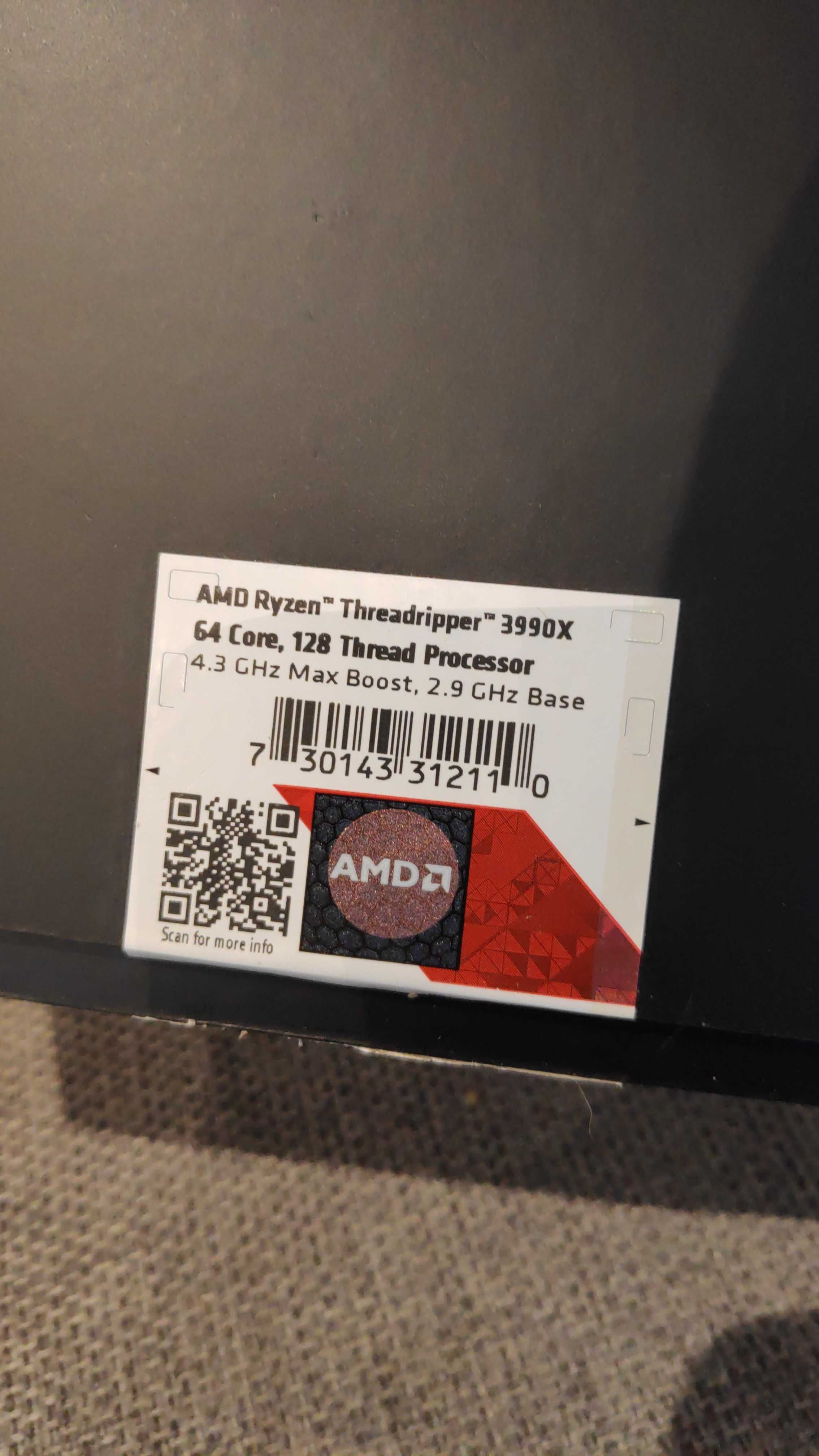 AMD Ryzen threadripper 3990x 64 ядки