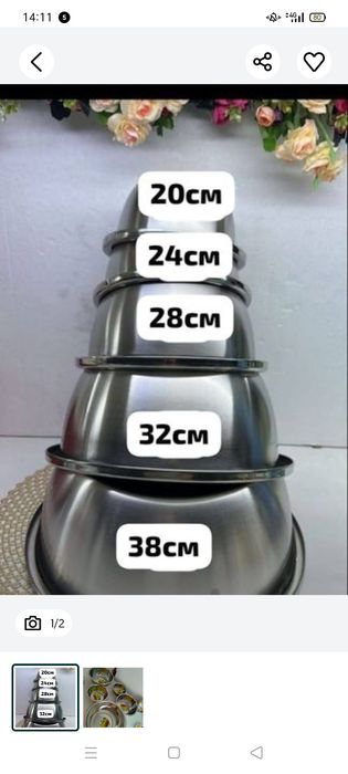 Продам нержавеющая  набор 5в1