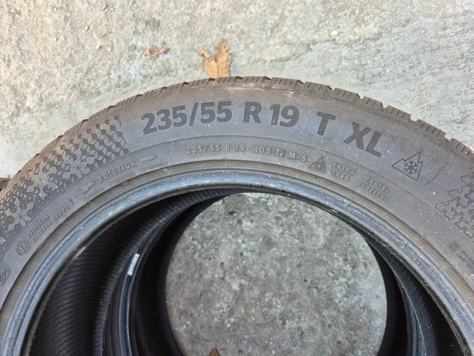 2 Anvelope de IARNA - 235/55/19 - Continental - Stare F BUNA DOT 2023