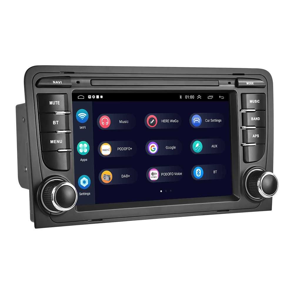 Navigatie Android Dedicata Audi A3 (2003 - 2011), 7Inch, BT, Carplay