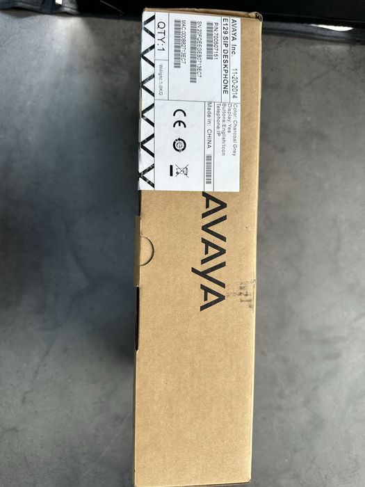 Telefon fix Avaya E129 SIP Deskphone (#82#)