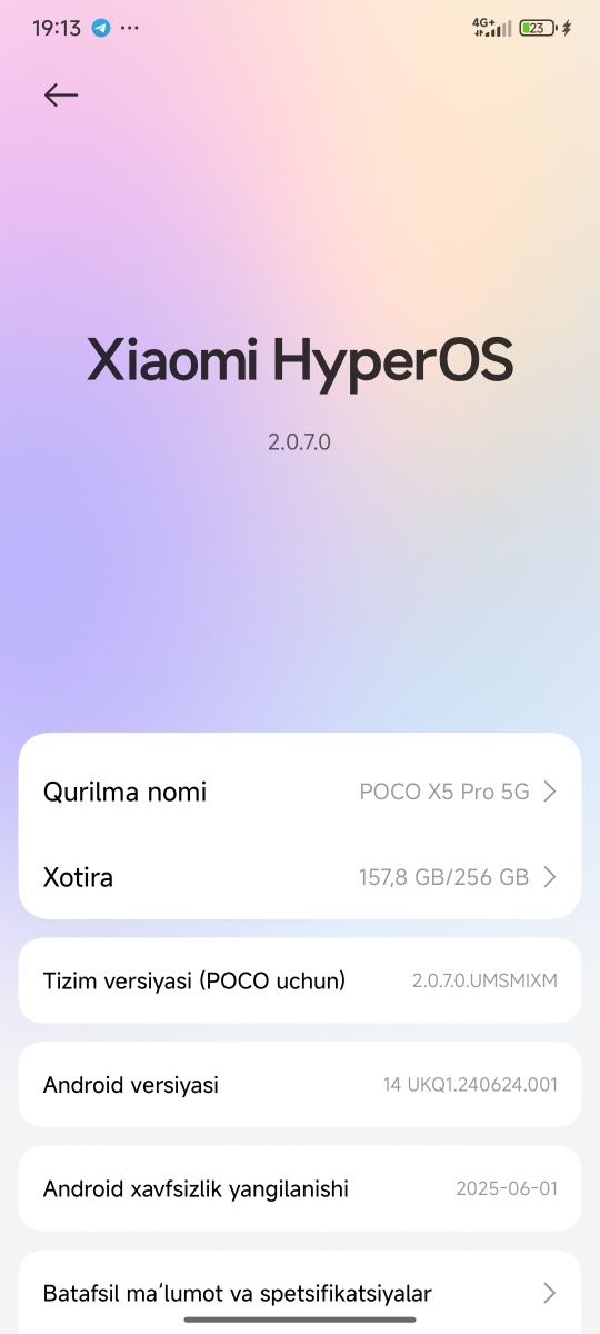 Poco X5 pro + 5G