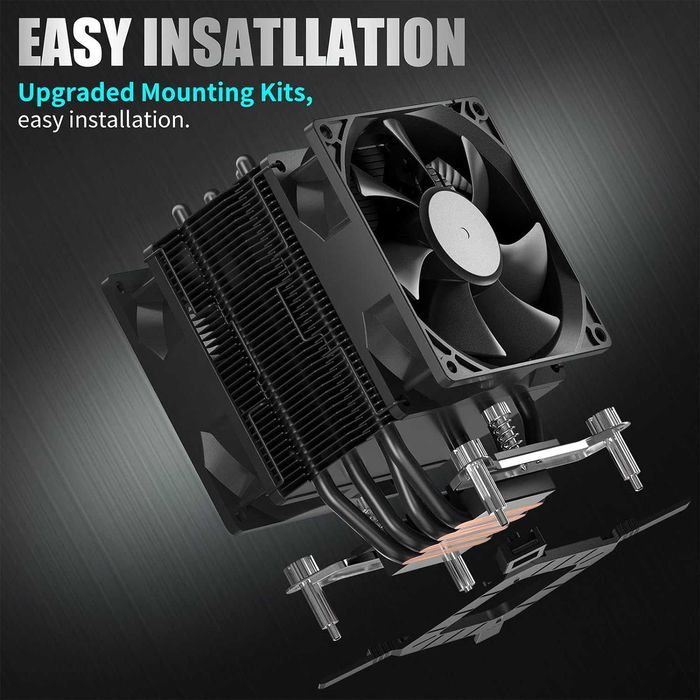 Cooler Procesor Aer UpHere A94K LGA 1700 Intel 1200-115X/AMD Ryzen AM4