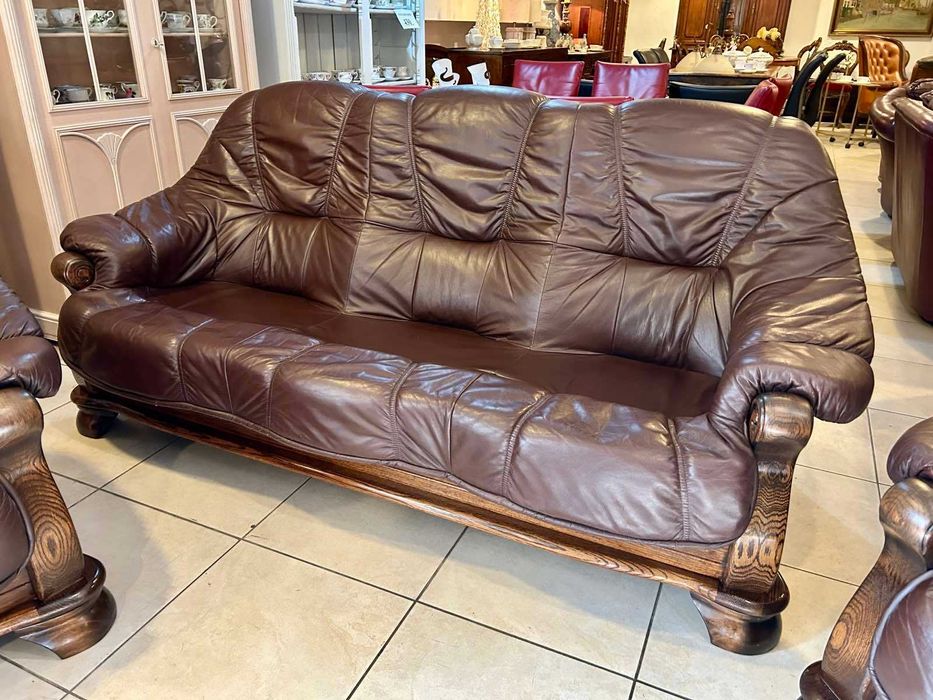 Холна гарнитура Естествена кожа - Холандия