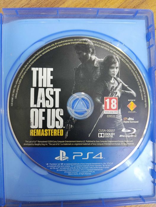 The last of us и the last of us 2.  Диски пс4