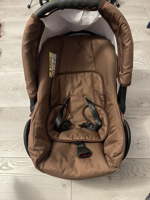 Carucior 3 in 1 Poema Brown - Krausman - Testat ADAC