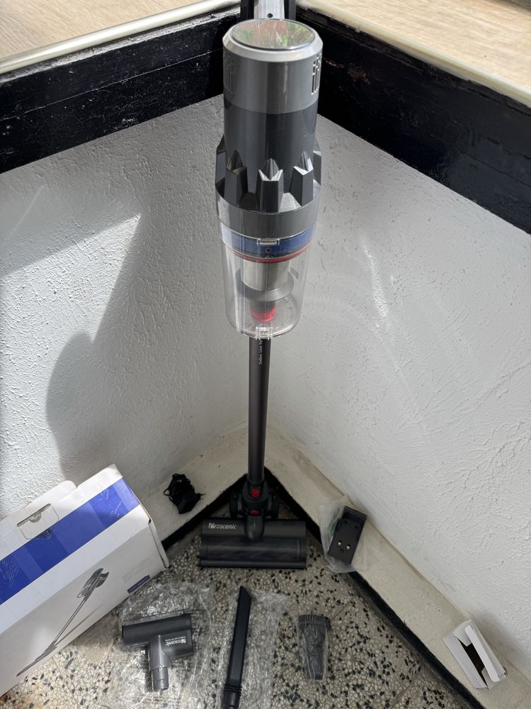 Вертикална Безжична Прахосмукачка Proscenic P11 Smart, 30000Pa, 450W!