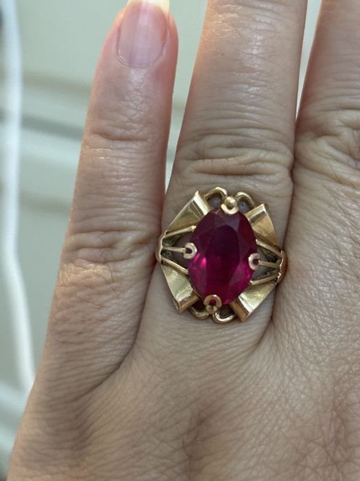 Кольцо золотое советское