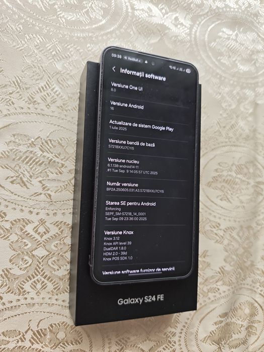Vand Samsung s24 FE 128 gb,garantie 2 ani!