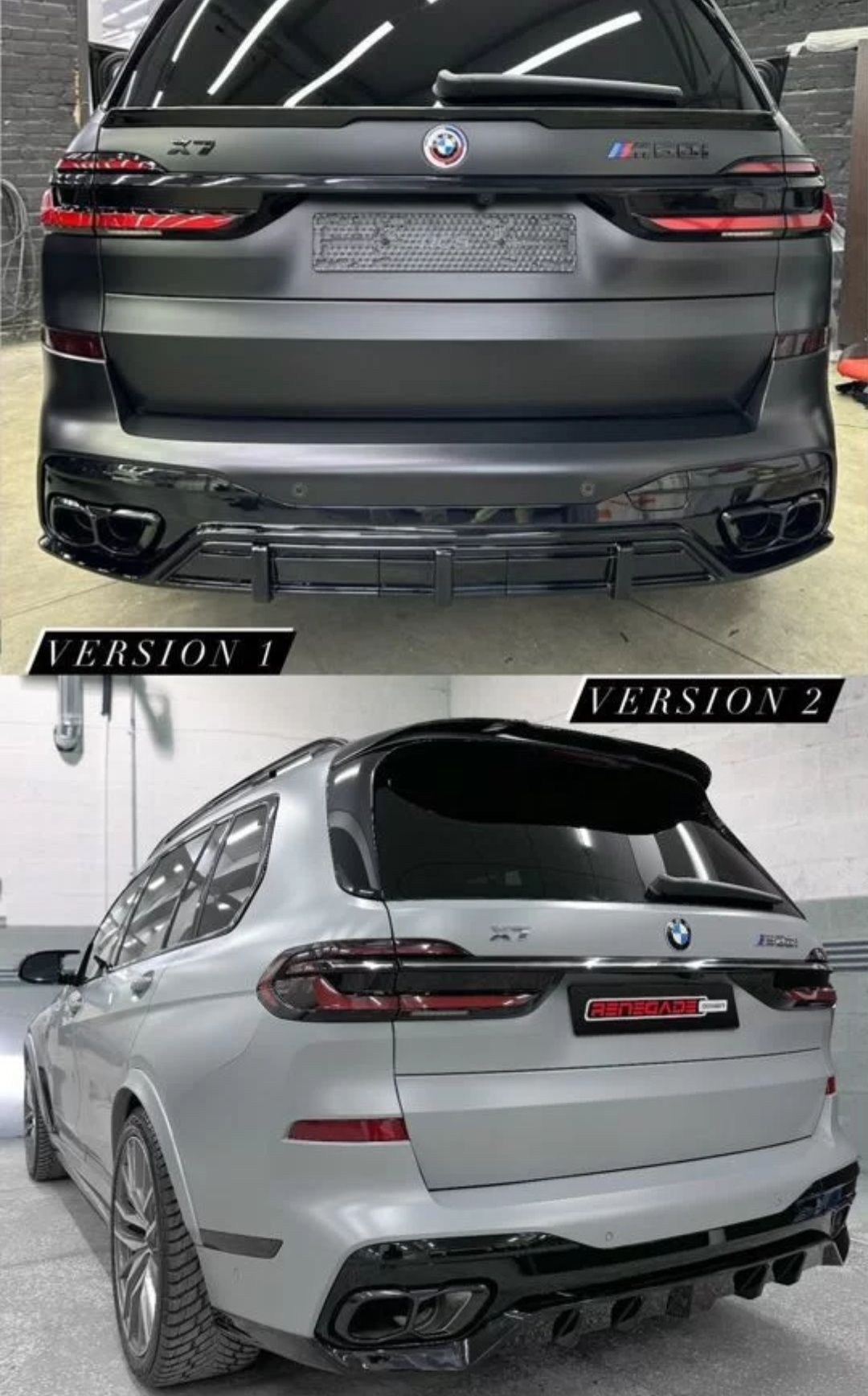 Обвес на BMW X7 рестайлинг