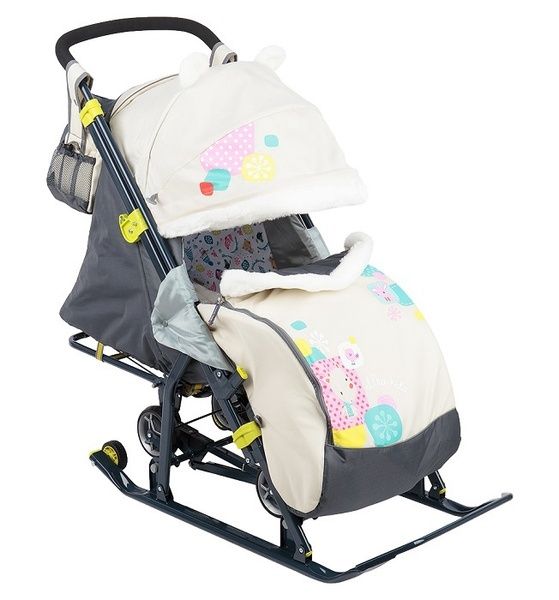 Продам санки-коляску на колёсиках ника