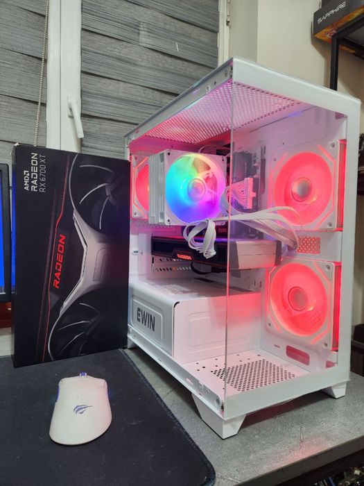 Игровой ПК Ryzen 7 5700X / Rx 6700 XT / 16x2 GB / SSD NVMe 512 GB