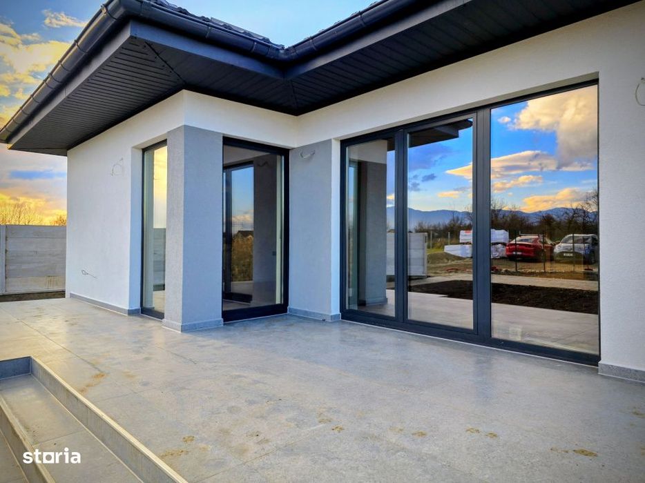 Casa individuala pe parter 105mp utili, teren 520mp, Stupini