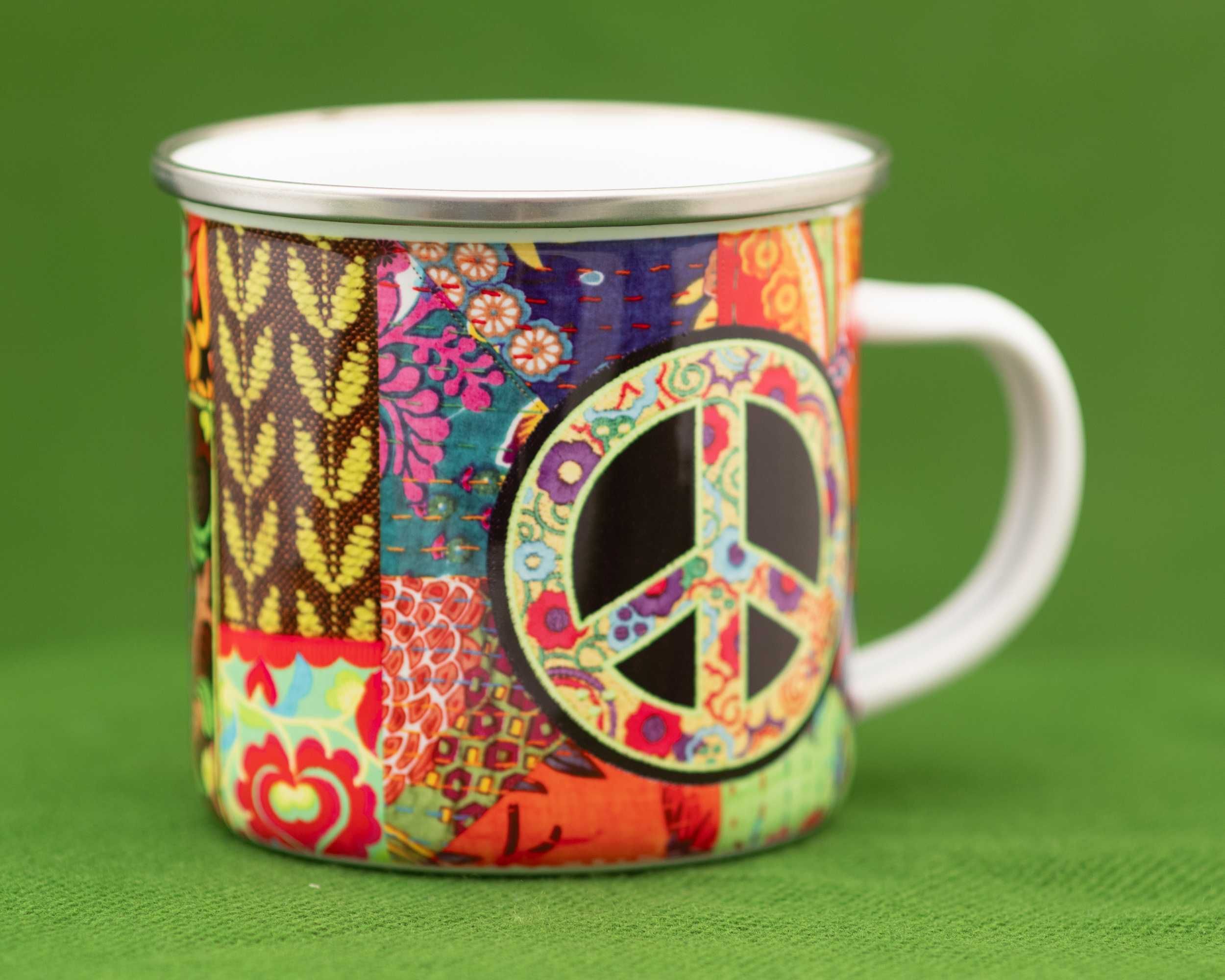 Емайлирано канче "Peace"