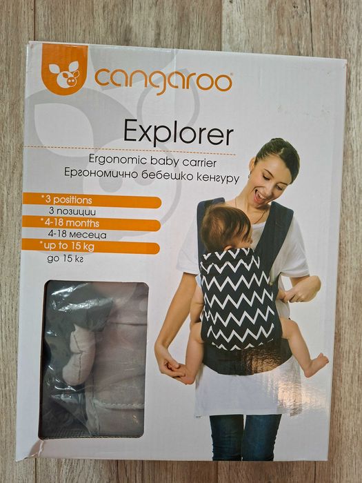 Ергономично бебешко кенгуру Cangaroo Explorer