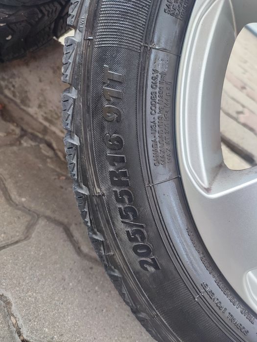 Jante aliaj Skoda cu anvelope de iarna